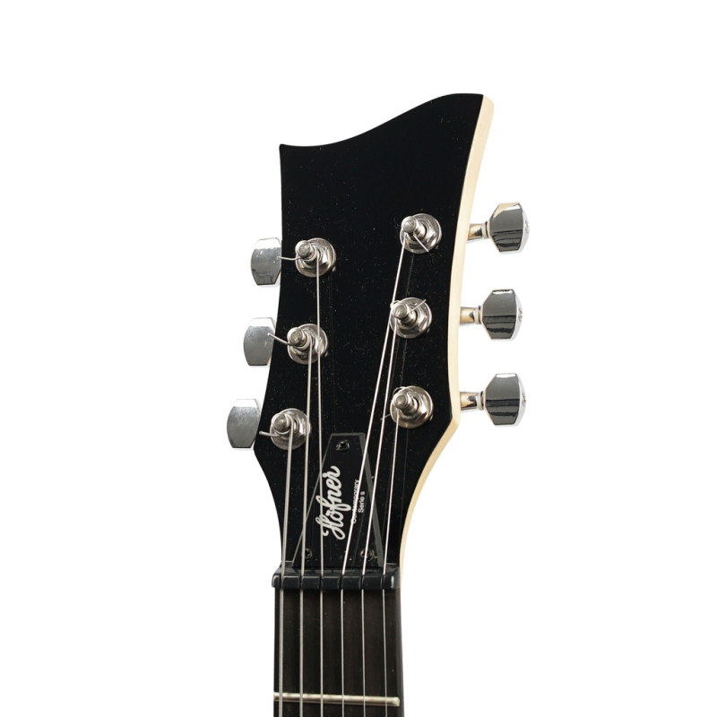 Höfner Shorty E-Gitarre - Metallic Silver inkl. GigBag