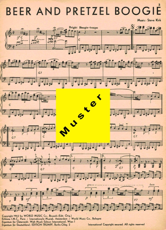 Trumpf Arrangements für Piano Heft 1