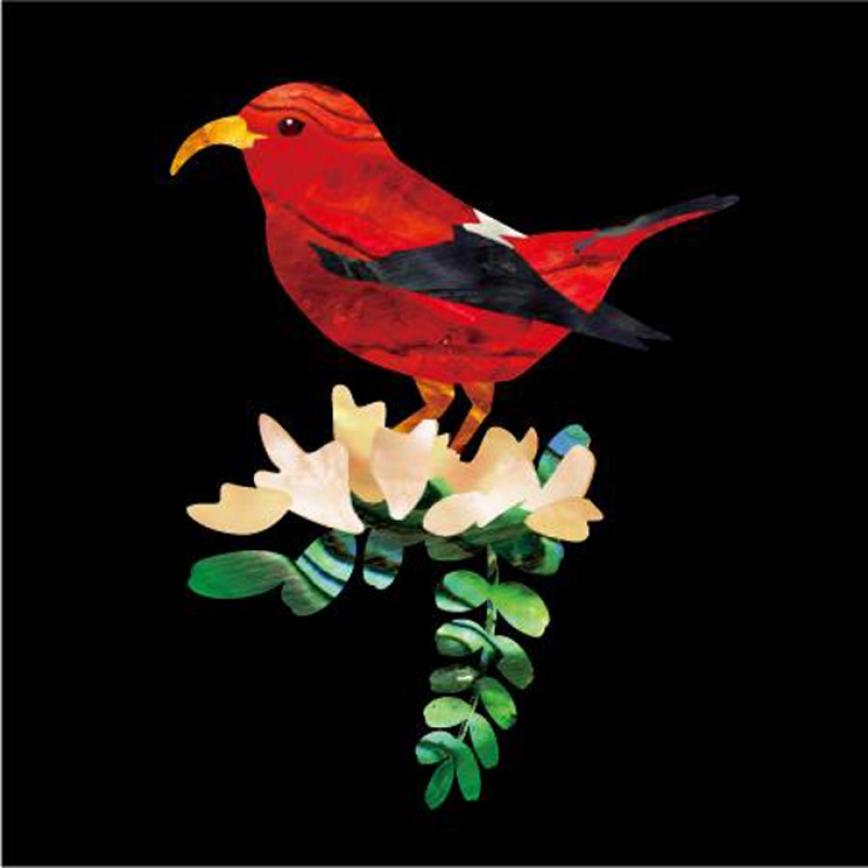 UK-268HHC Inlay Stickers, Body-S-Hawaiian Honeycreeper