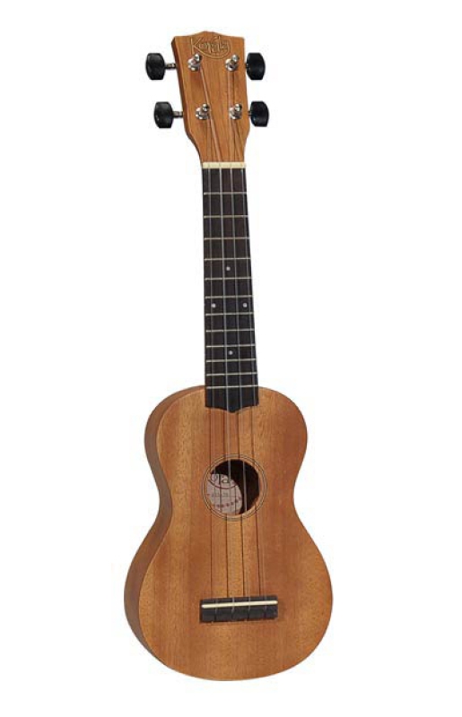Korala UKS-36 Sopran-Ukulele mit Gitarren-Mechaniken Mahagoni