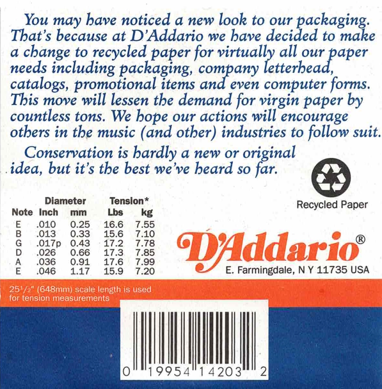 D´Addario XLS510 Regular Light Gauge Saiten für E-Gitarre