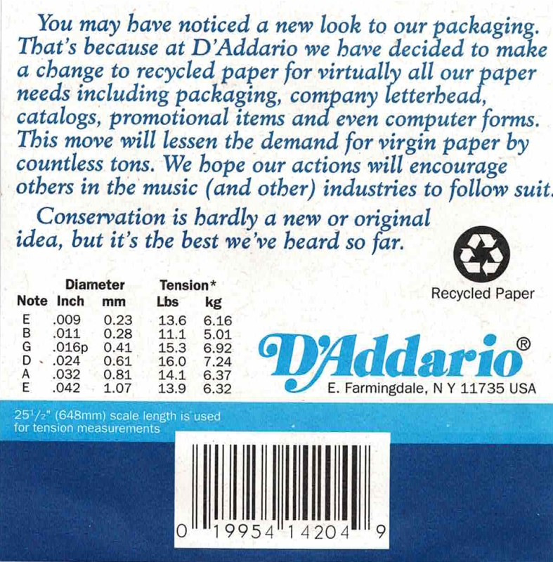 D´Addario XLS520 Super Light Gauge Saiten für E-Gitarre