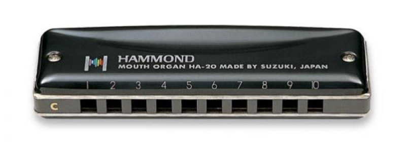 Hammond SUZUKI HA-20 Blues Mundharmonika in C
