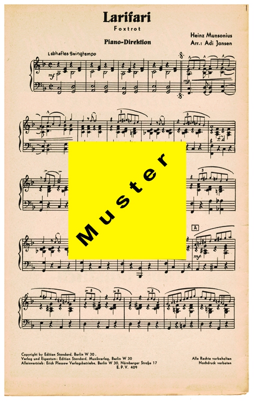 Heitere Rhythmen für Akkordeon, Gitarre, Schlagzeug, Baß und Violine