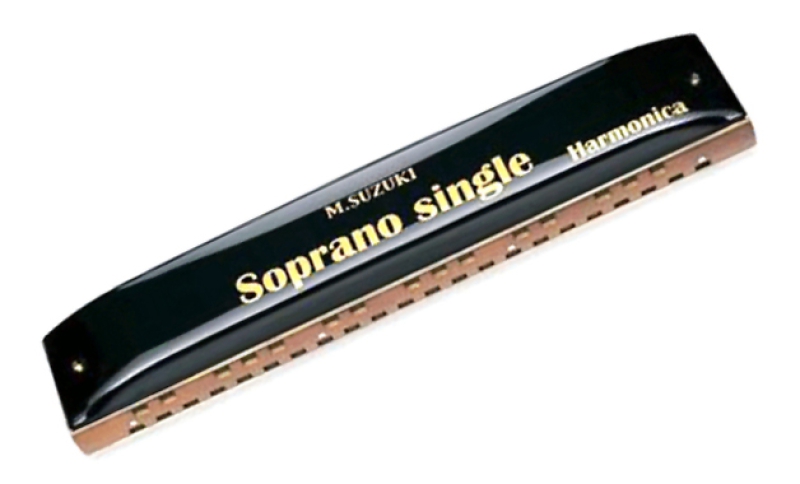 Suzuki Soprano Single SS-37 C, 37 Loch Mundharmonika