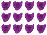 Dunlop Tortex 1,14mm Fin Picks Plektrum lila (12 Stück)