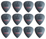 Pickboy Modulous GP33R-060/S, 0,60mm Plektren Carbon Graphite, 12 Stück