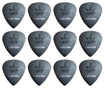 Pickboy Modulous GP33R-100/S, 1,00mm Plektren Carbon Graphite, 12 Stück