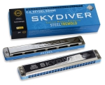 SEYDEL & Söhne SKYDIVER STEEL TREMOLO Mundharmonika 25480 in A